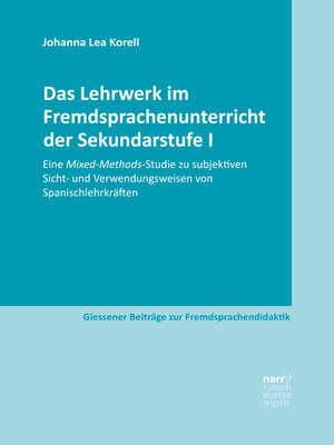 cover image of Das Lehrwerk im Fremdsprachenunterricht der Sekundarstufe I